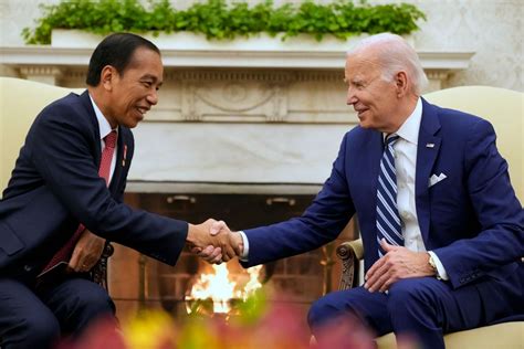 Tea and nickel on the agenda as Biden hosts Indonesian president